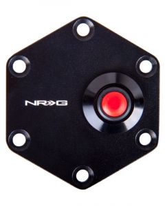 NRG Hexagnal Steering Wheel Ring w/Horn Button Black