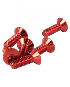 NRG Steering Wheel Screw Upgrade Kit Conical Red