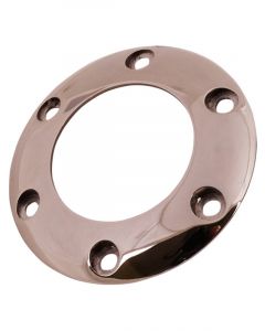 NRG Steering Wheel Horn Button Ring Black Chrome