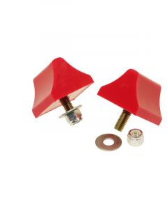 Prothane Universal Bump Stop 1-3/8 X 2 X 2-1/4 Wedge Red