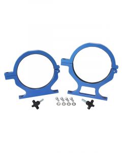 Aeroflow Nitrous Bottle Brackets Blue For 10lb & 15lb Bottles