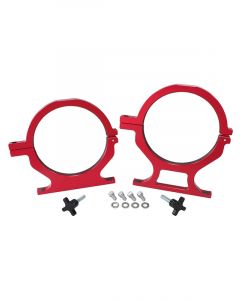 Aeroflow Nitrous Bottle Brackets Red For 10lb & 15lb Bottles