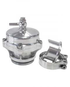Aeroflow 50mm Blow Off Valve With Weld-On Flange And V-Band Polished