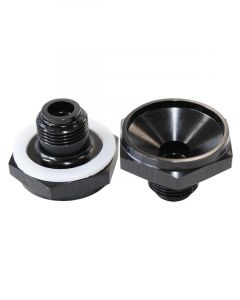 Aeroflow Power Valve Blank Plug Black