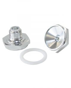 Aeroflow Power Valve Blank Plug Silver