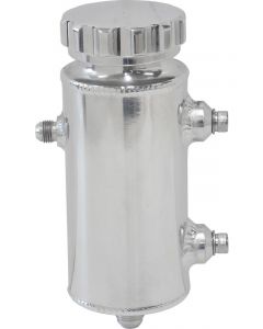 Aeroflow Power Steering Reservoir 650ml 8"x3" -8AN Feed -6AN Return