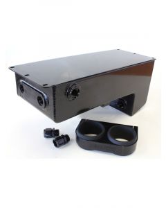 Aeroflow Dual EFI Pump Under Car Surge Tank Black