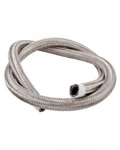 Torque Solution Stainless Steel Braided Rubber Hose -10AN 2ft 0.5…