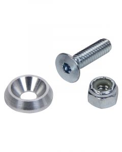Allstar Performance Countersunk Bolt Kit 1/4-20in Thread 1.000in Long Set of 10