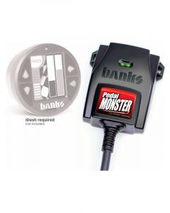 Banks Power Pedal Monster Throttle Booster Exst. iDash For 07.5-19 GM 2500/3500