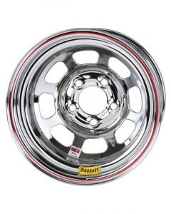 Bassett Wheel 8 Spoke D-Hole Lightweight 14x7" 3.000" BS 4x100mm Bolt Pattern