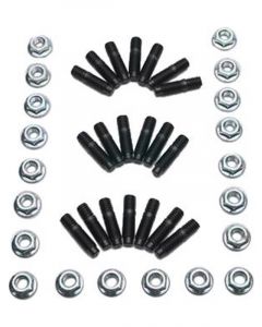 Milodon Oil Pan Stud Hex Nuts Stainless Black Oxide For Holden V8 Kit