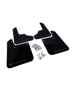 Rally Armor For 2022 Subaru Wilderness Black Mud Flap Grey Logo