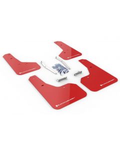 Rally Armor For 2022 Subaru Wilderness Red Mud Flap White Logo 