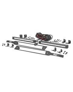 Rough Country Grille Lights Chrome Series LED 4800 Lumen Dual 10" Strips