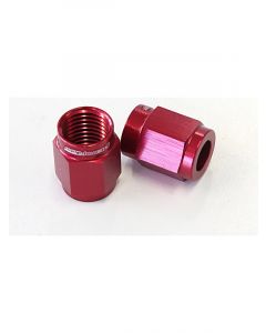 Aeroflow -3AN Aluminium Tube Nut to 3/16 Inch Tube Red