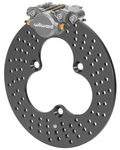 Wilwood Brake System Dynalite Front 2 Piston Caliper 10.000" Drilled Rotor Kit