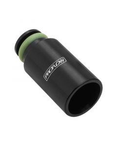 Proflow Aluminium Fuel Injector Adaptor 14mm Male To 14mm Female Long Black