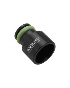 Proflow Aluminium Fuel Injector Adaptor 14mm Male To 14mm Female Short Black