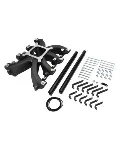 Proflow Intake Manifold RPM AirMax Single Plane Black Fuel Rail Kit For Holden