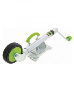 Hulk 4X4 6" Standard Jockey Wheel 350Kg Solid Rubber Wheel Swivel U-Blt