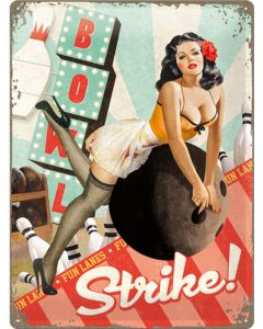 Nostalgic-Art Licensed Product Large Metal Sign Strike 30cm W x 40cm L