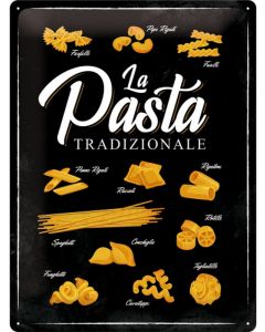 Nostalgic-Art Licensed Product Large Metal Sign Pasta Tradizionale 30x40cm L