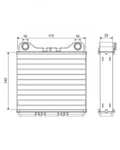 Valeo Heat Exchanger Interior Heating