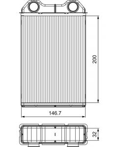 Valeo Heat Exchanger Interior Heating