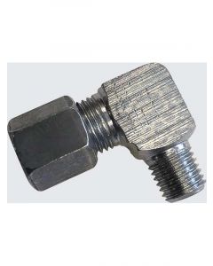 Alemlube 90 Degree Elbow Connector 6mm Tube X M8 X 1