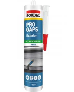 Soudal Pro Gaps Exterior Filler White 300ml