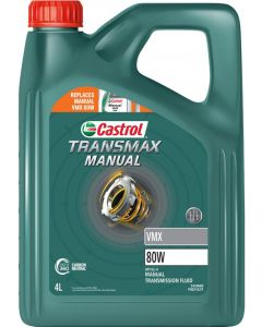 Castrol Transmax 80W Manual Vmx Gl-4 Gear Oil 4L