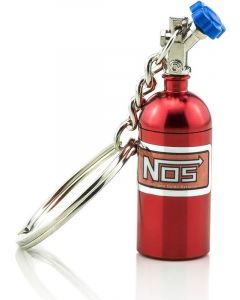 NOS Nitrogen Gas Bottle Keychain Red