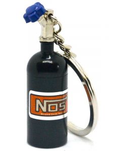 NOS Nitrogen Gas Bottle Keychain Black