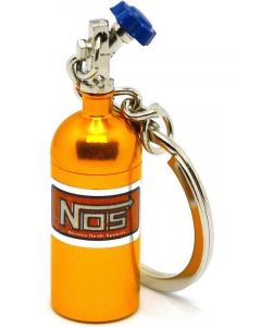 NOS Nitrogen Gas Bottle Keychain Yellow