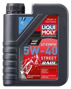 Liqui Moly Full Synthetic Motorbike 4T 5W-40 Street Race Motor Oil 1L