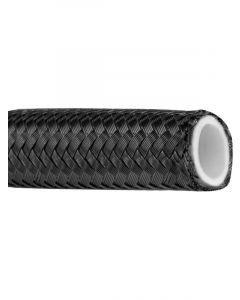 Proflow Black Stainless Steel Braided PTFE Hose -10AN 5M