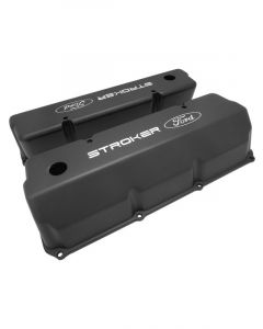 Proflow Valve Covers Tall Black Stroker Pair or Ford 302 351C