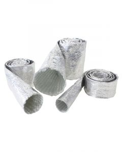 Aeroflow Aluminised Heat Sleeve 1-1/8" to 1-1/2" I.D 3ft (1m) Length