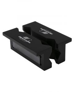Billet Specialties Vise Jaw Inserts Billet Aluminum Black