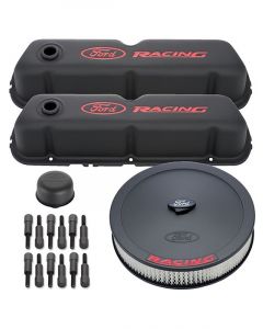 Ford Performance Engine Dress up Kit Black with Ford Racing Logo