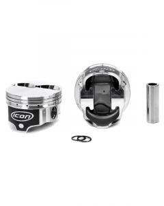 Icon Pistons FT Forged Piston Set 4.030 Bore -4.8cc For SBF