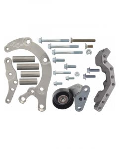 ICT Billet Low Mount 4-Rib A/C Compressor Bracket For LS Truck
