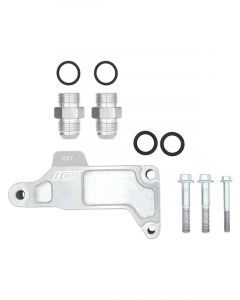 ICT Billet Remote Oil Filter Adapter