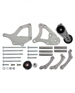ICT Billet A/C Compressor Relocation Bracket Kit For LS Truck