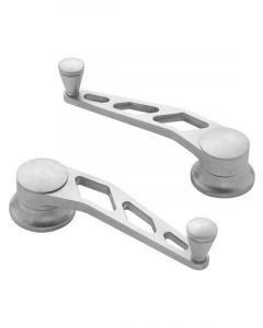 Lokar Window Crank Brushed Billet Aluminum For GM and Ford