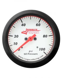 Longacre Sportsman Oil Pressure Gauge 0-100psi
