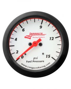 Longacre Sportsman Fuel Pressure Gauge 0-15psi