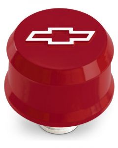 Proform Slant Edge Breather Cap Raised Bowtie Emblem Red