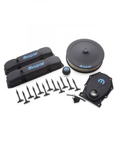 Proform Engine Dress-Up Kit Black Crinkle with Blue Mopar